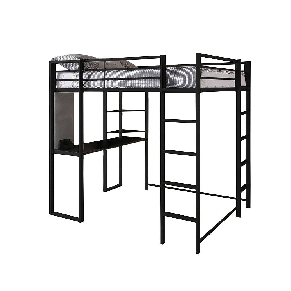 Image of DHP Abode Full Size Loft Bed - Black