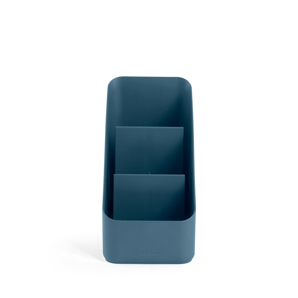 Image of Poppin Small Desk Organizer - Slate Blue