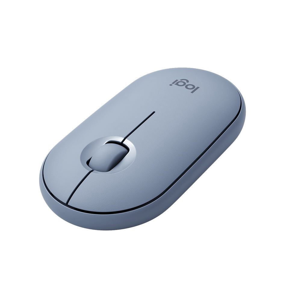 Image of Logitech Pebble M350 Wireless Mouse - Blue Grey