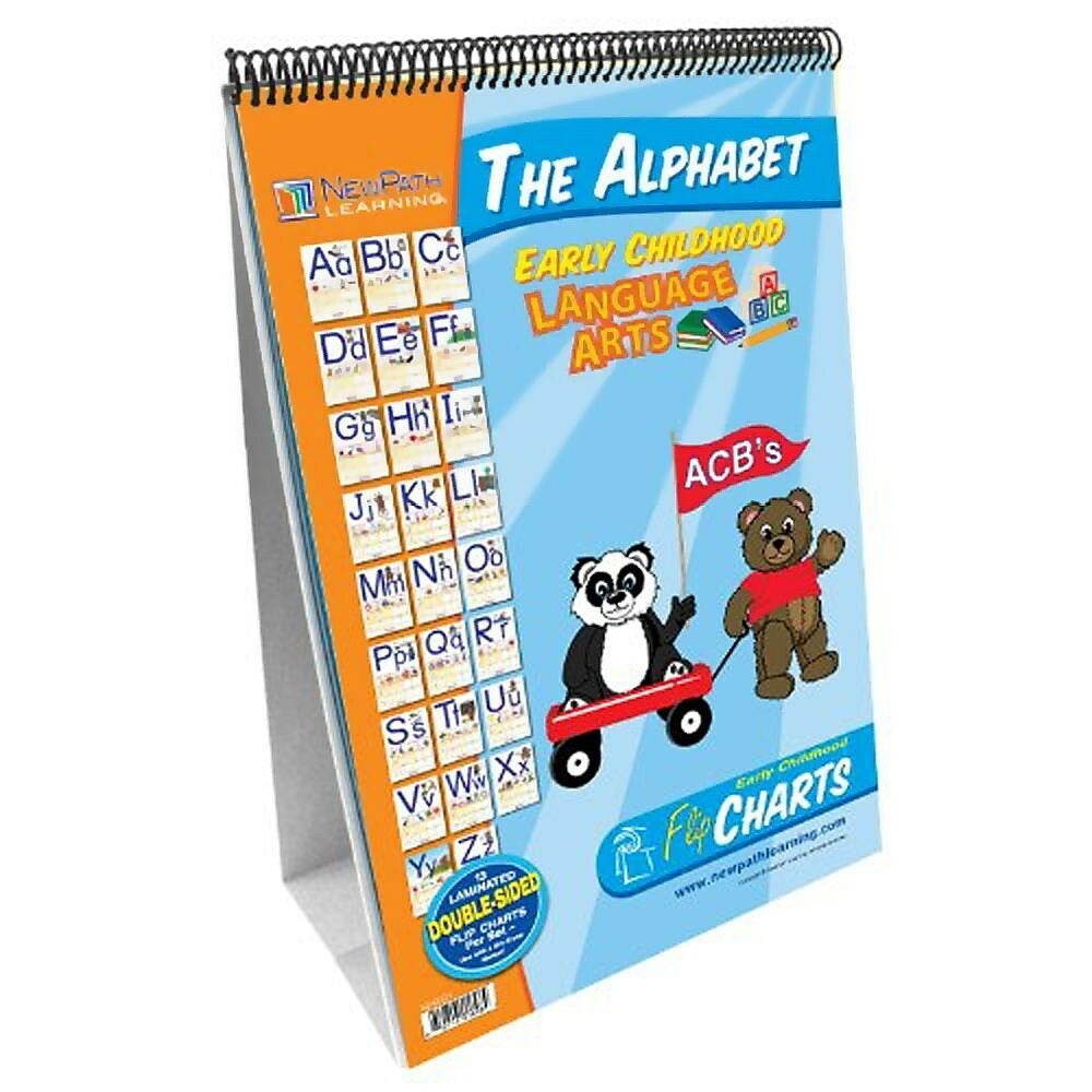 Image of New Path Learning Curriculum Mastery Early Childhood ELA Readiness Flip Chart, Alphabet (NP-320021)
