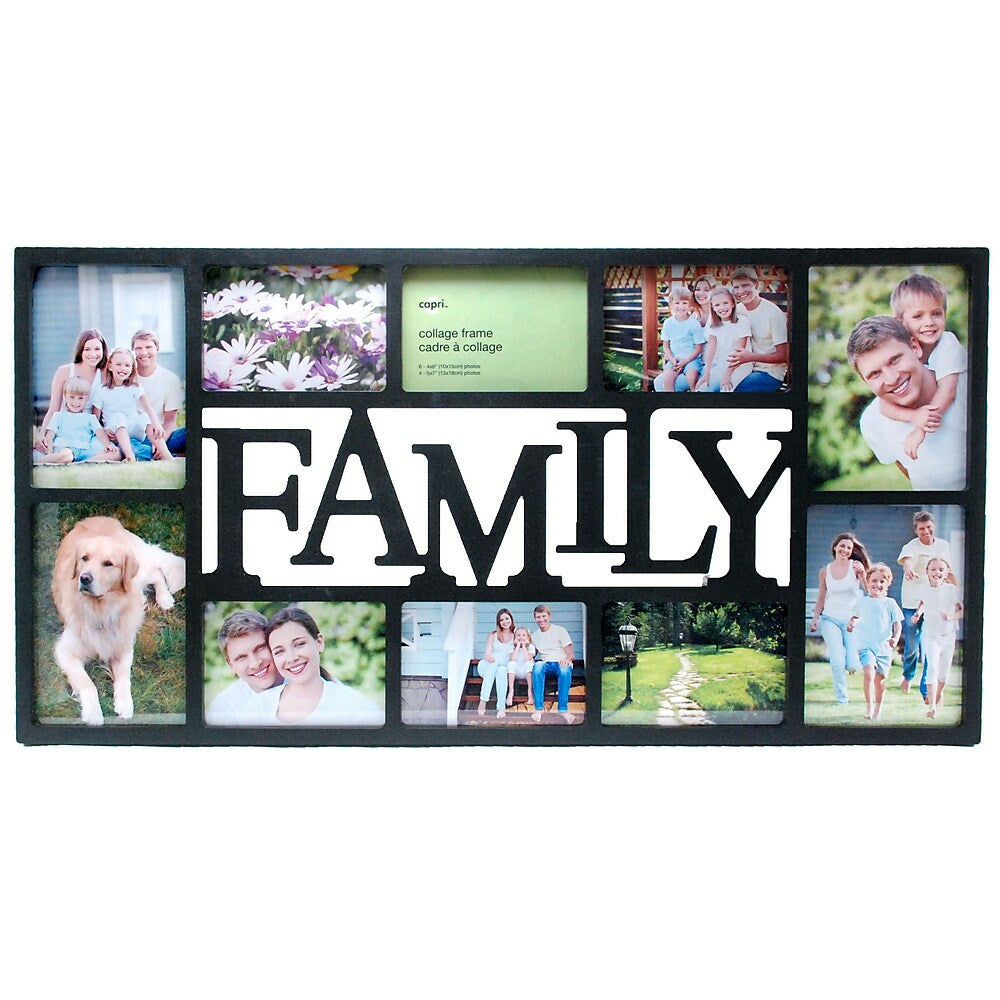 Image of Nexxt Family 10 Picture Collage Frame, Black