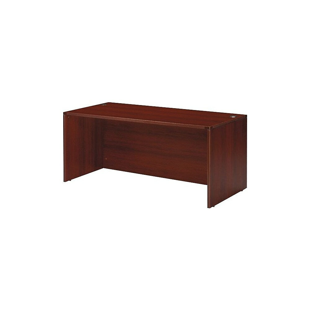Image of Office Star Napa Collection 66" Desk Shell, Mahogany, Brown
