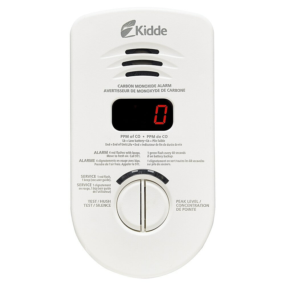 Image of Kidde 120V AC Worry-Free Plug-in Carbon Monoxide Alarm with 10-Year Battery Backup (KN-COP-DP-10YLCA)