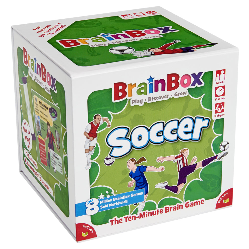 Image of The Green Board Games Brainbox - Soccer