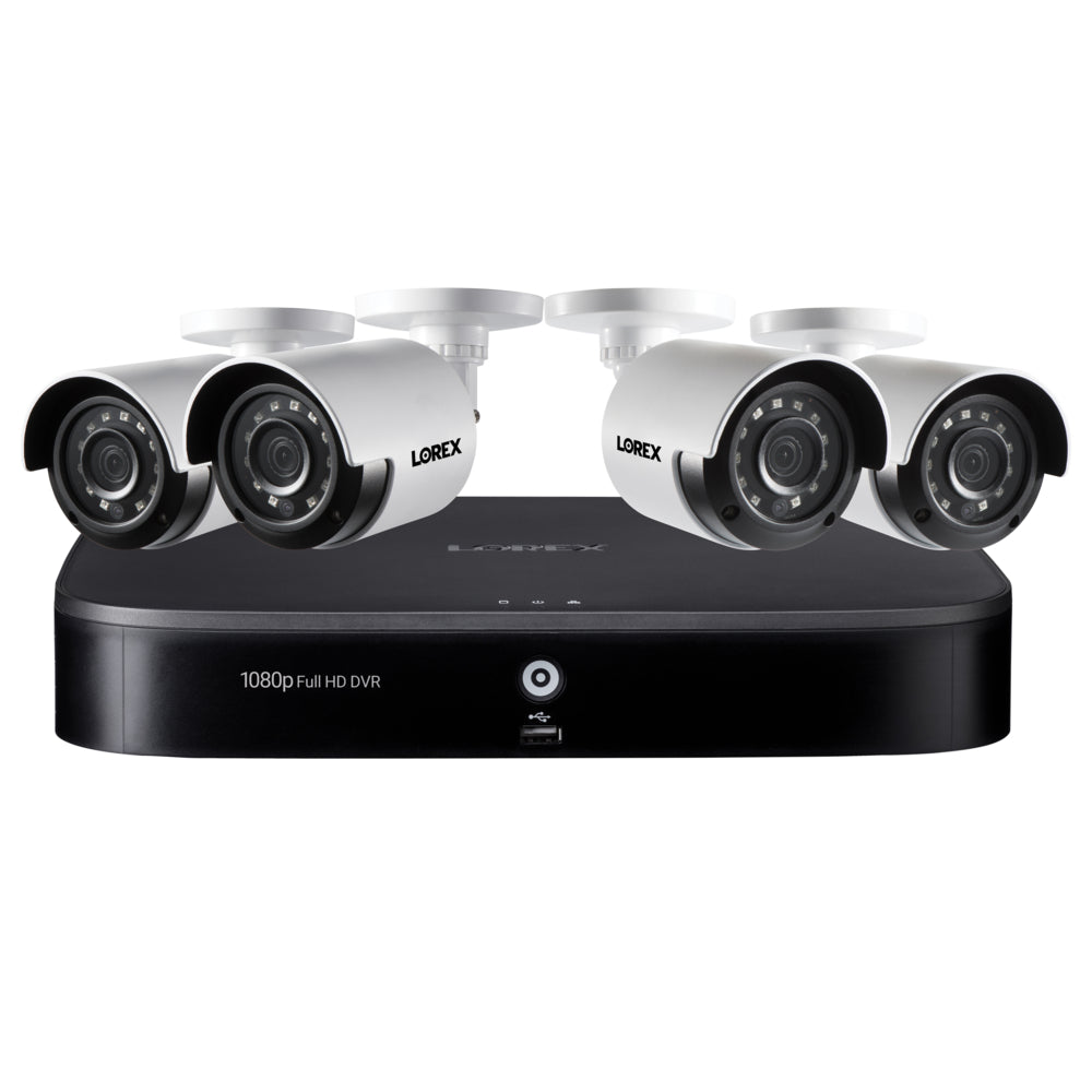 Image of Lorex 1080p 8-Channel 1TB Wired DVR System with 4 Cameras