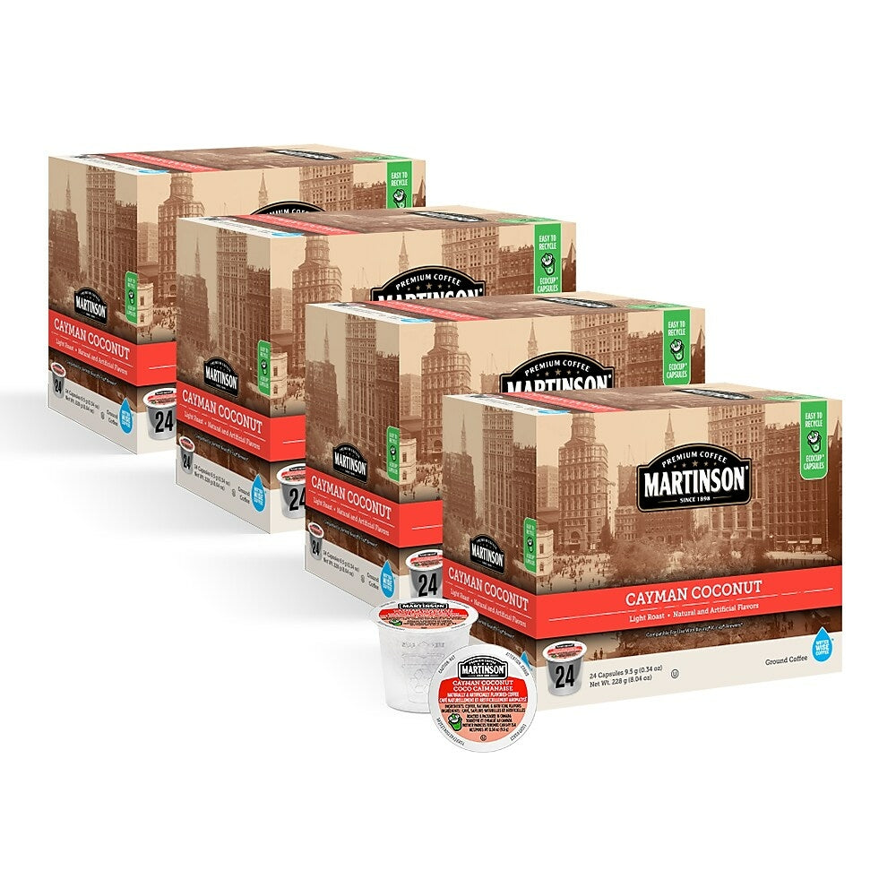 Image of Martinson Cayman Coconut Joe Flavour K-Cup Pods - 96 Pack