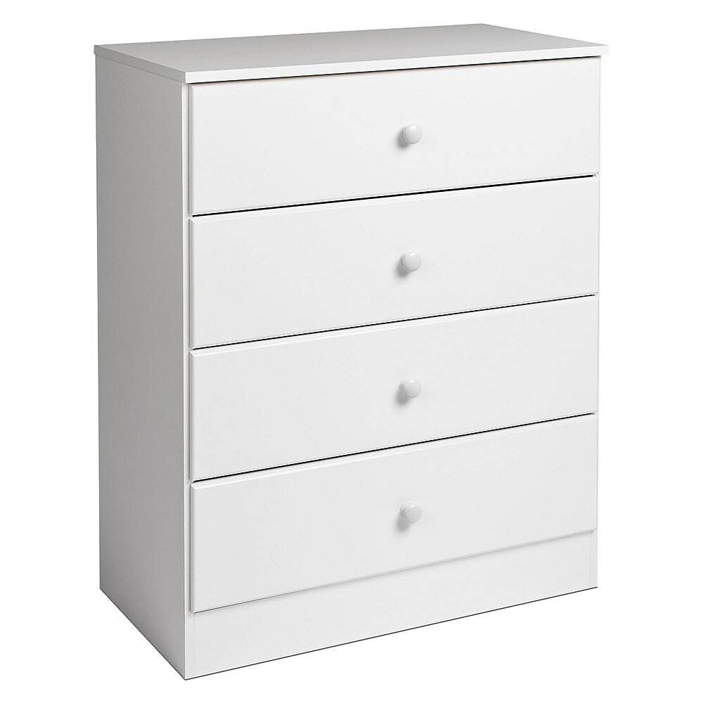 Image of Prepac Astrid 4-Drawer Dresser, White