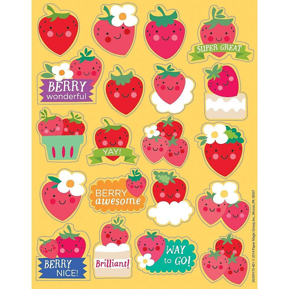 Image of Eureka Scented Sticker, Strawberry, 480 Pack