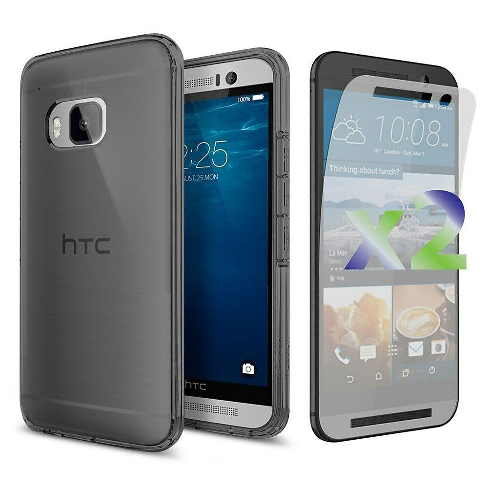 Image of Exian Transparent Case for HTC One M9 - Grey