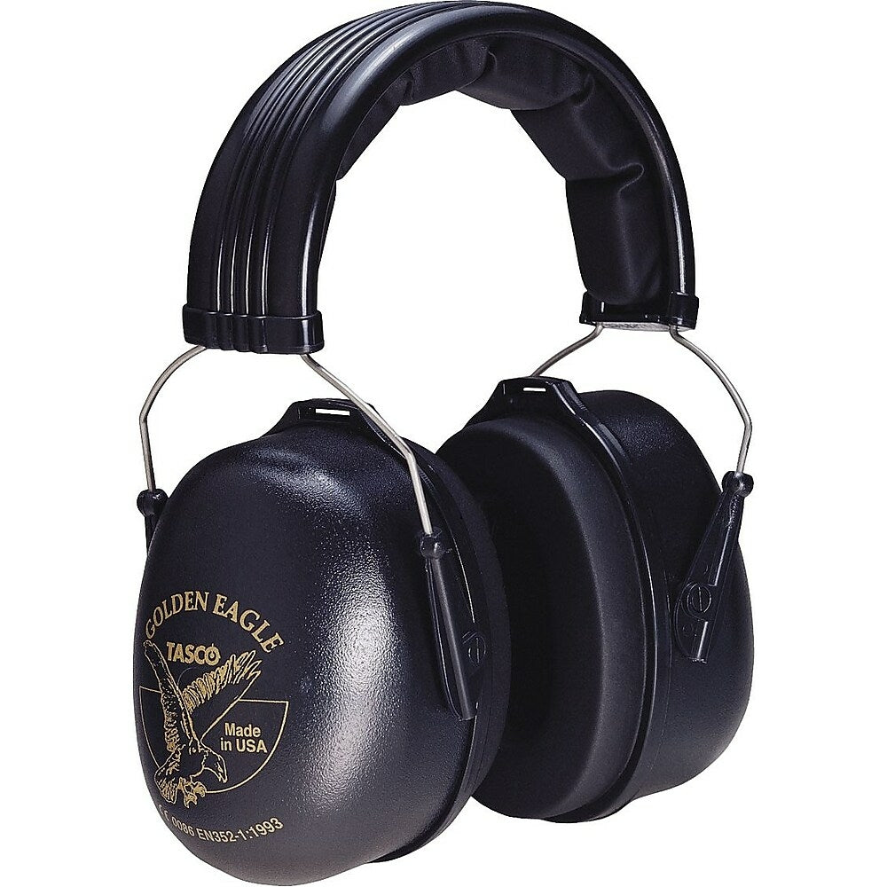 Image of TASCO Golden Eagle Stainless Steel Headband Earmuffs
