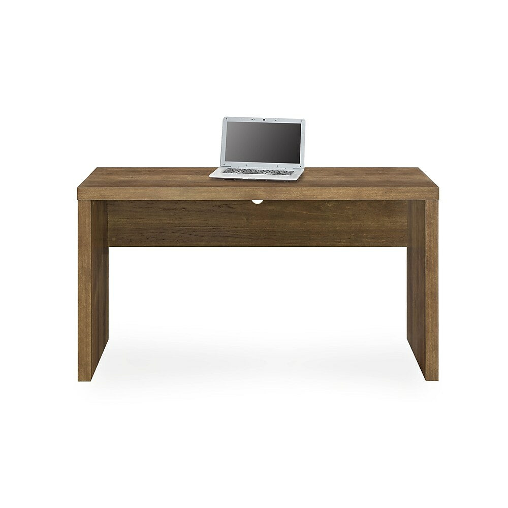 staples solid wood desk