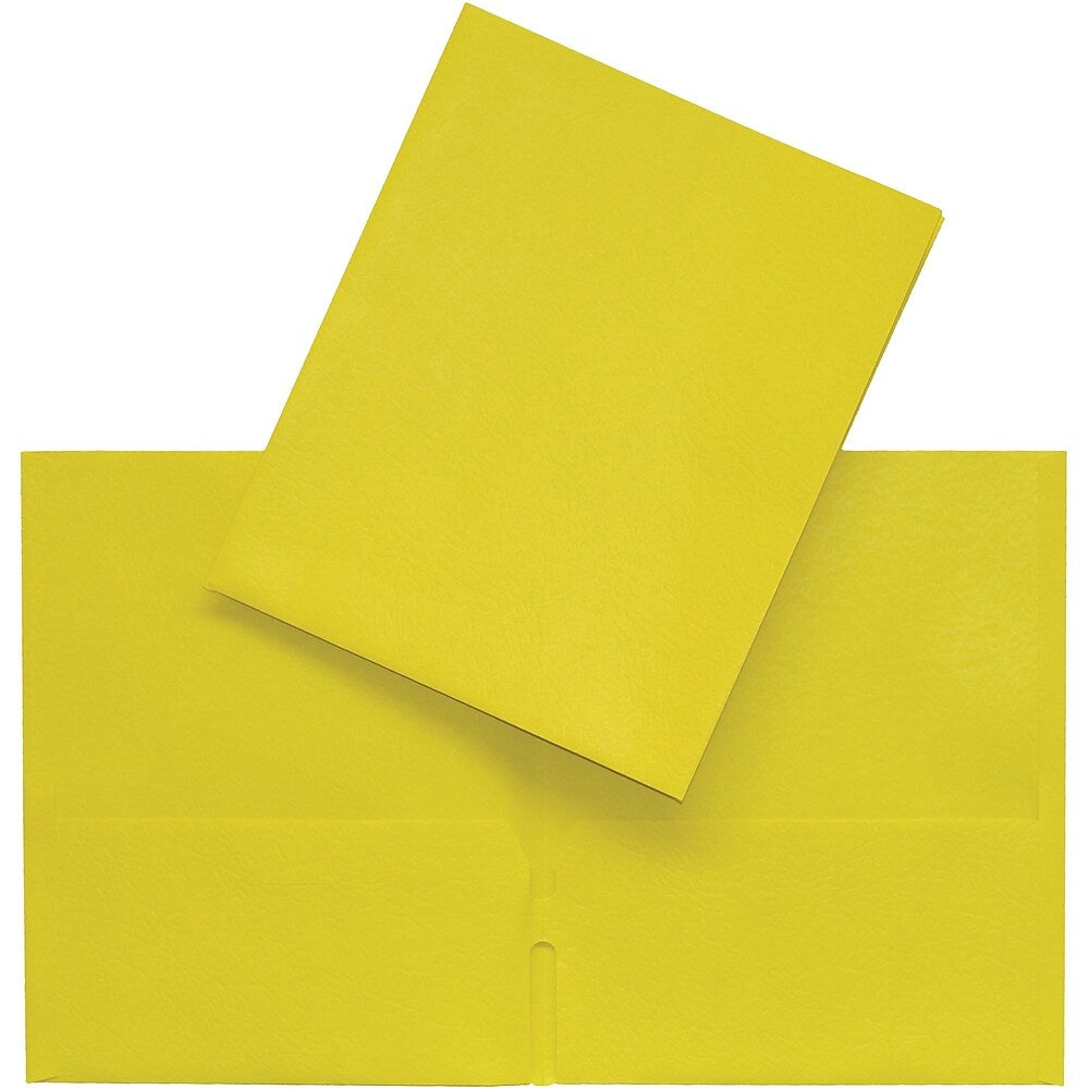 Image of Hilroy Twin Pocket Portfolio - Letter-Size - Yellow