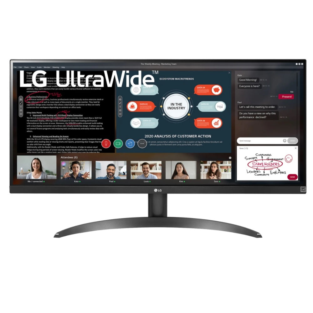 Image of LG 29" UltraWide 29WP500-B Full HD IPS Monitor with AMD FreeSync