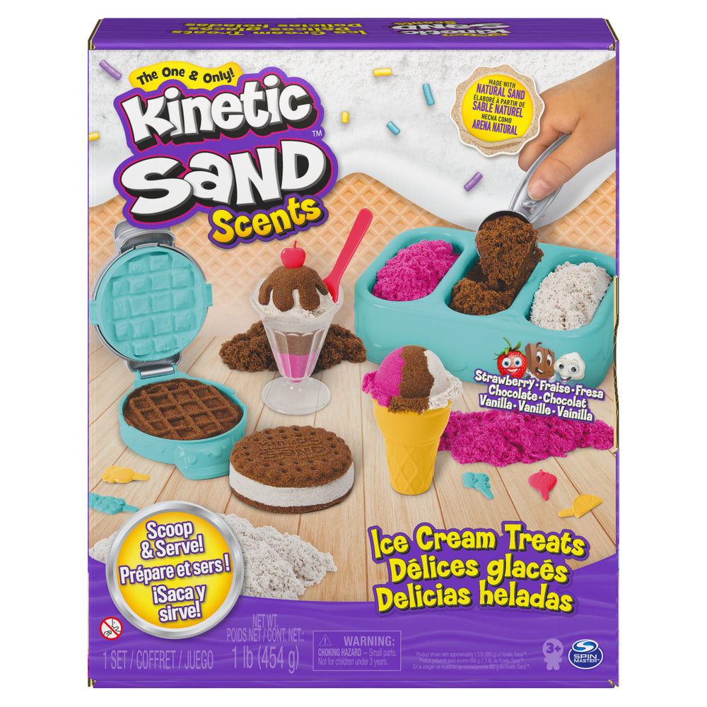 Image of Kinetic Sand Scents Ice Cream Treats Playset