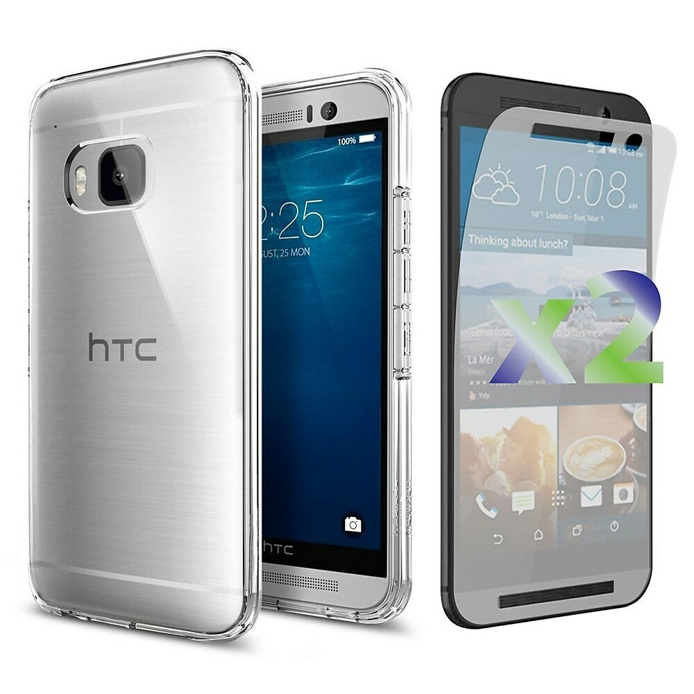 Image of Exian Transparent Case for HTC One M9 - Clear