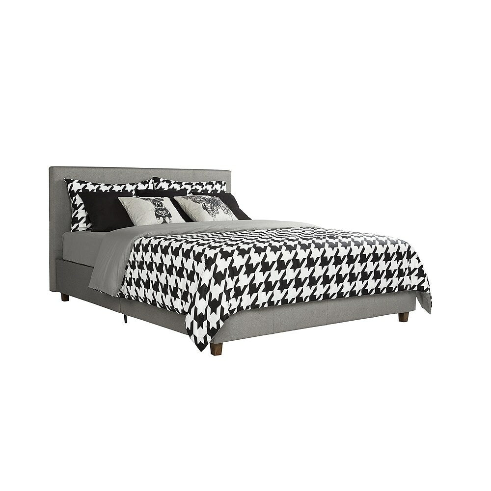 Image of DHP Maddie Upholstered Bed Queen - Gray