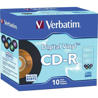 Verbatim - CD vierge VERBATIM CD-R Data Vinyl 700MB 10PK Slim 52x