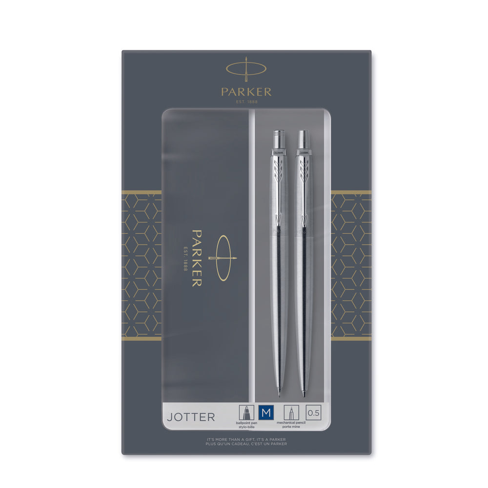 Parker Jotter Duo Gift Set with Ballpoint Pen & Mechanical Pencil