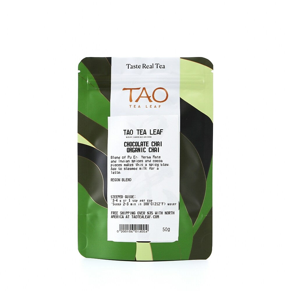 Image of Tao Tea Leaf Organic Chocolate Chai Tea - Loose Leaf - 50g