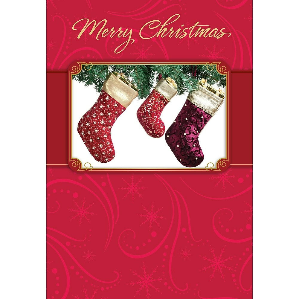 Image of Merry Christmas, Stockings, 18 Pack