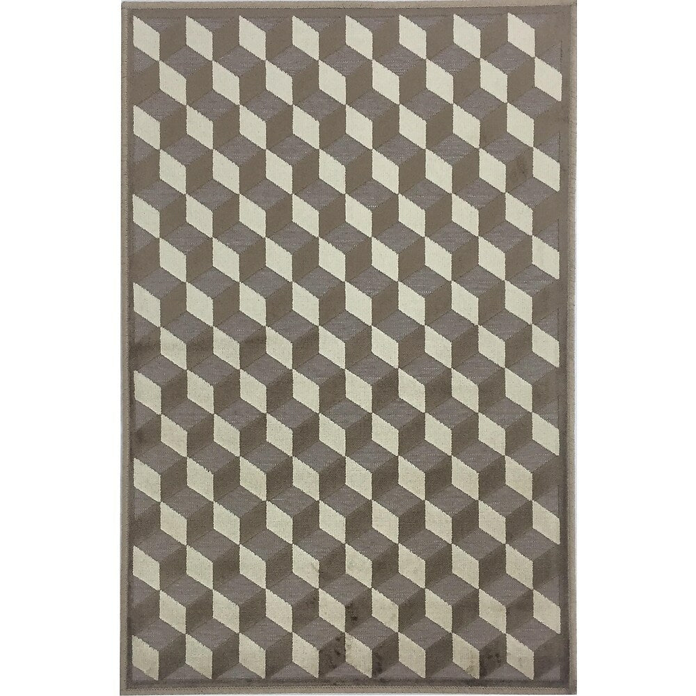 Image of Avocado Decor Valentine Piazza Rectangular Area Rug - 2.2' x 6.10' - Tan/Taupe