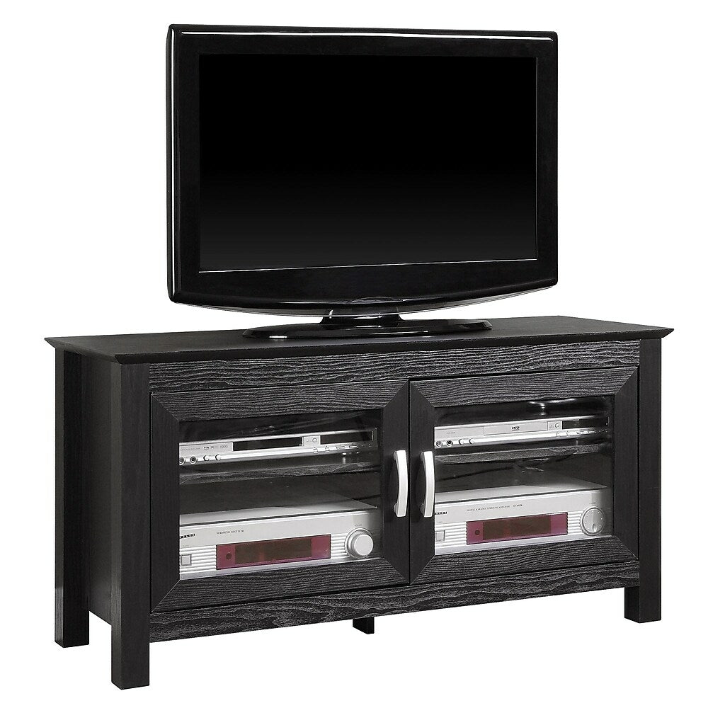 Image of Walker Edison Coronado 44" Wood TV Console, Black (W44CFDBL)