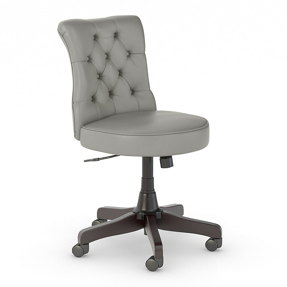 Image of Bush Business Furniture Arden Lane Mid Back Tufted Office Chair, Light Grey (CH2301LGL-03)