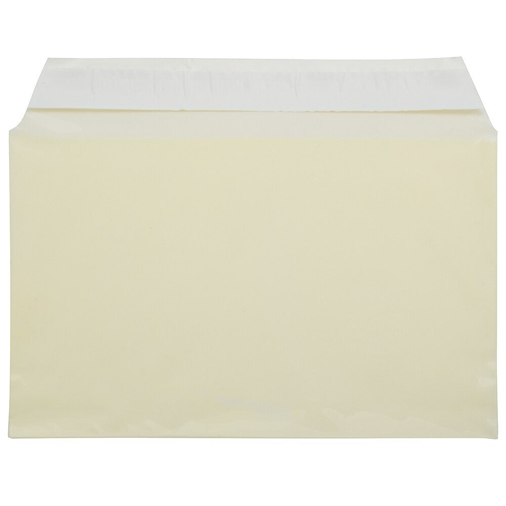 Image of JAM Paper Cello Sleeves, A9, 5 7/16 x 8.63, Yellow, 100 Pack (2783145)