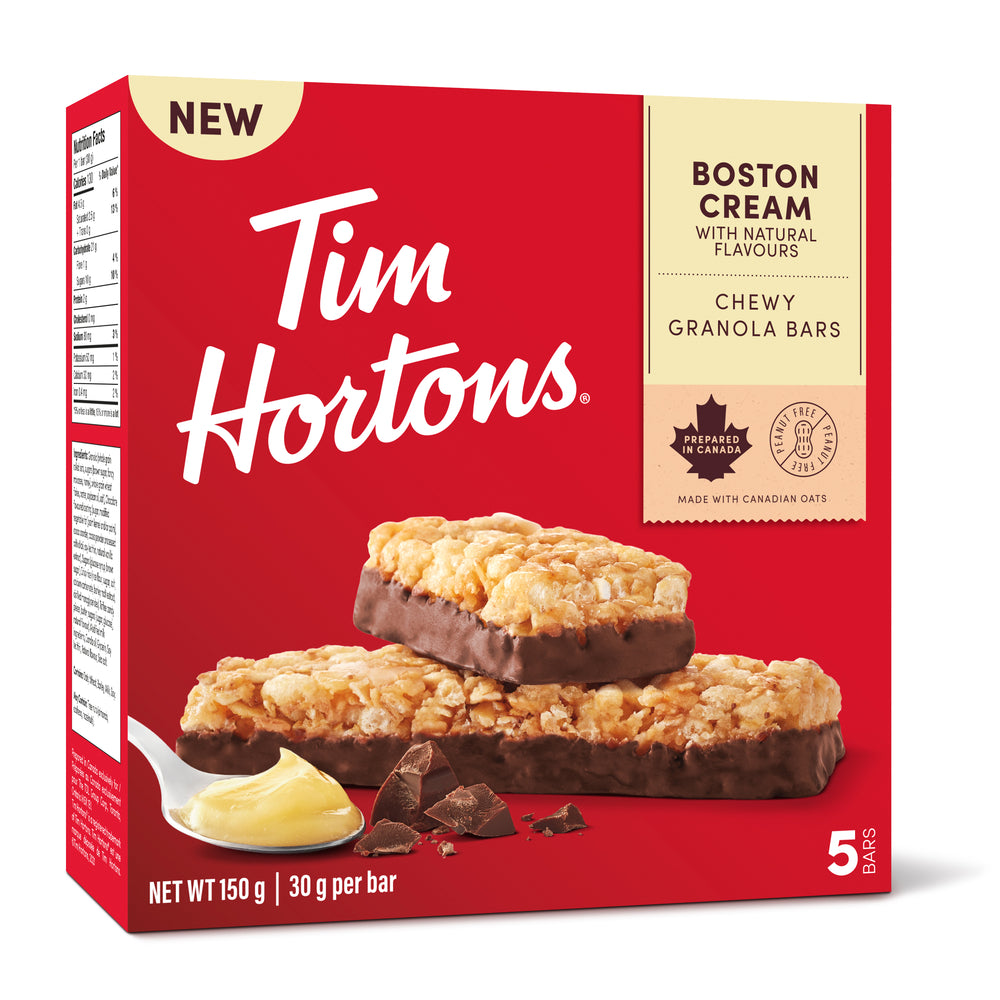 Image of Tim Horton's Granola Bar Boston Cream - 5 Pack