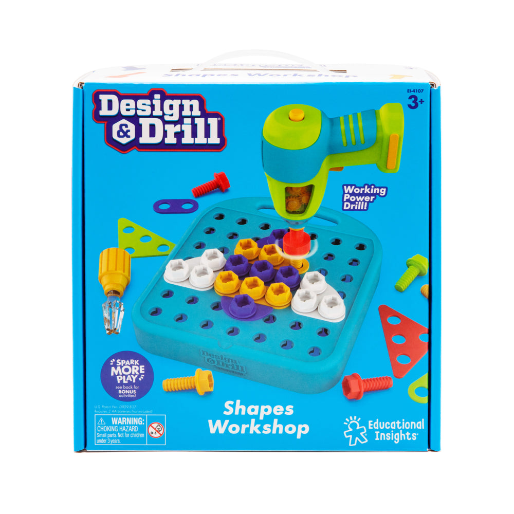 Image of Educational Insights Design & Drill Shapes Workshop - Multicolor