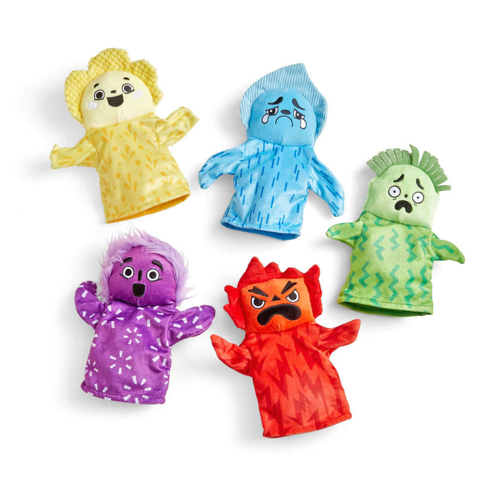 Image of Hand2Mind Feelings Family Puppets - Multicolor