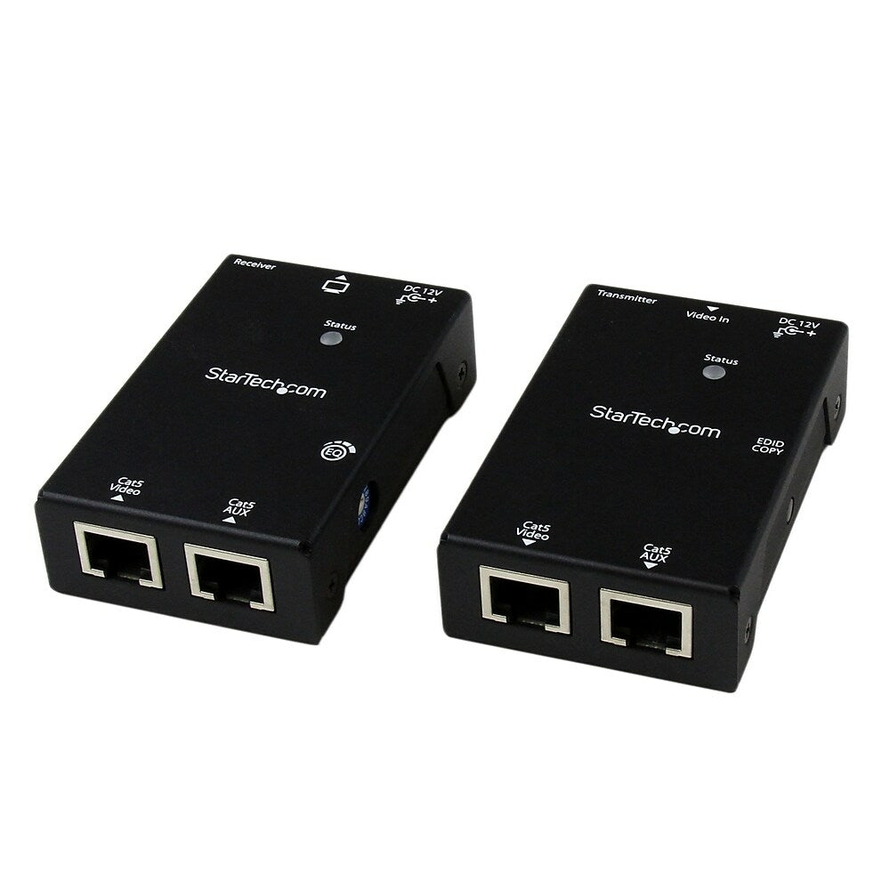 Image of Startech HDMI Over CAT5/CAT6 Extender with Power Over Cable, 50m/165'
