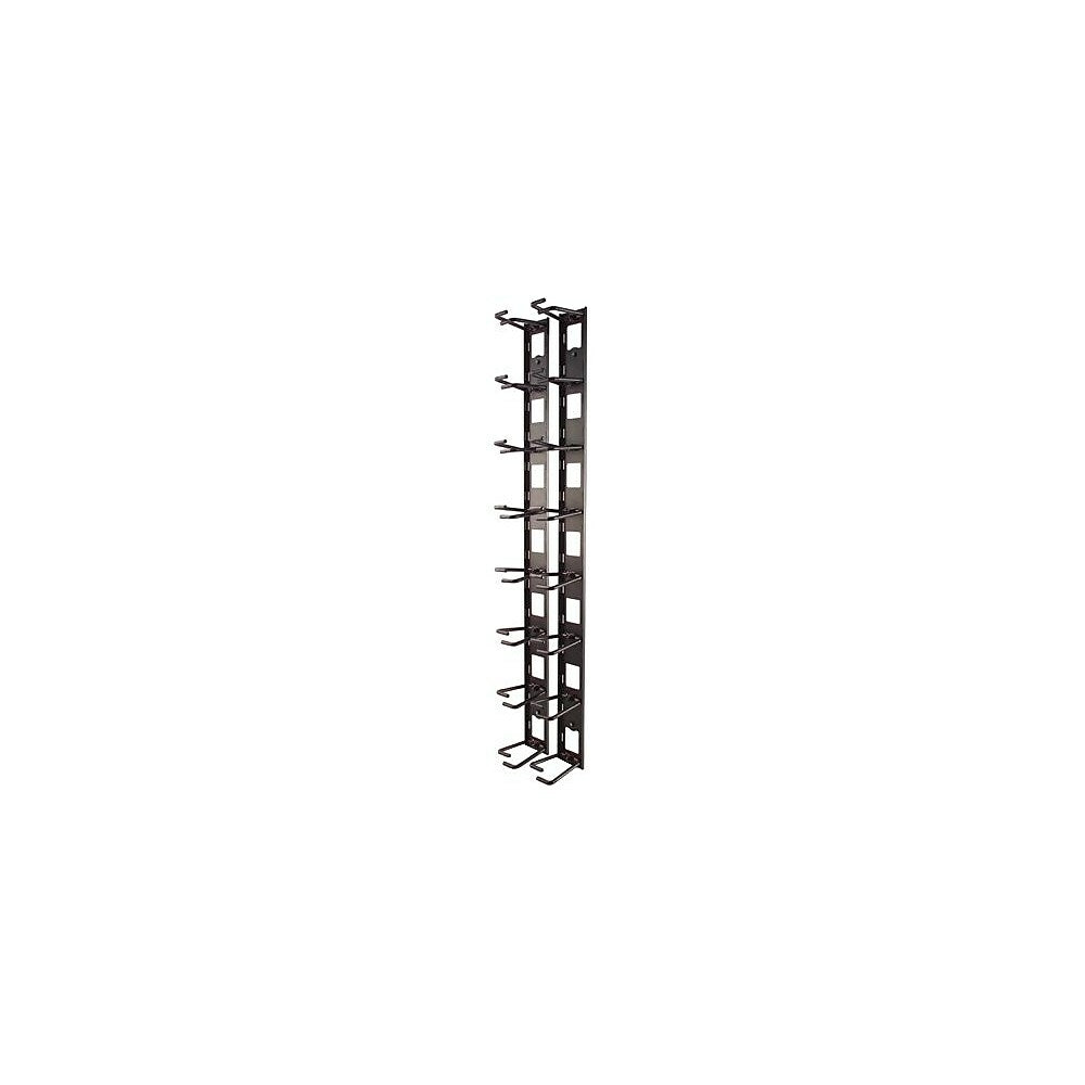 Image of APC AR8442 Vertical Cable Organizer, 8 Cable Rings, Zero U