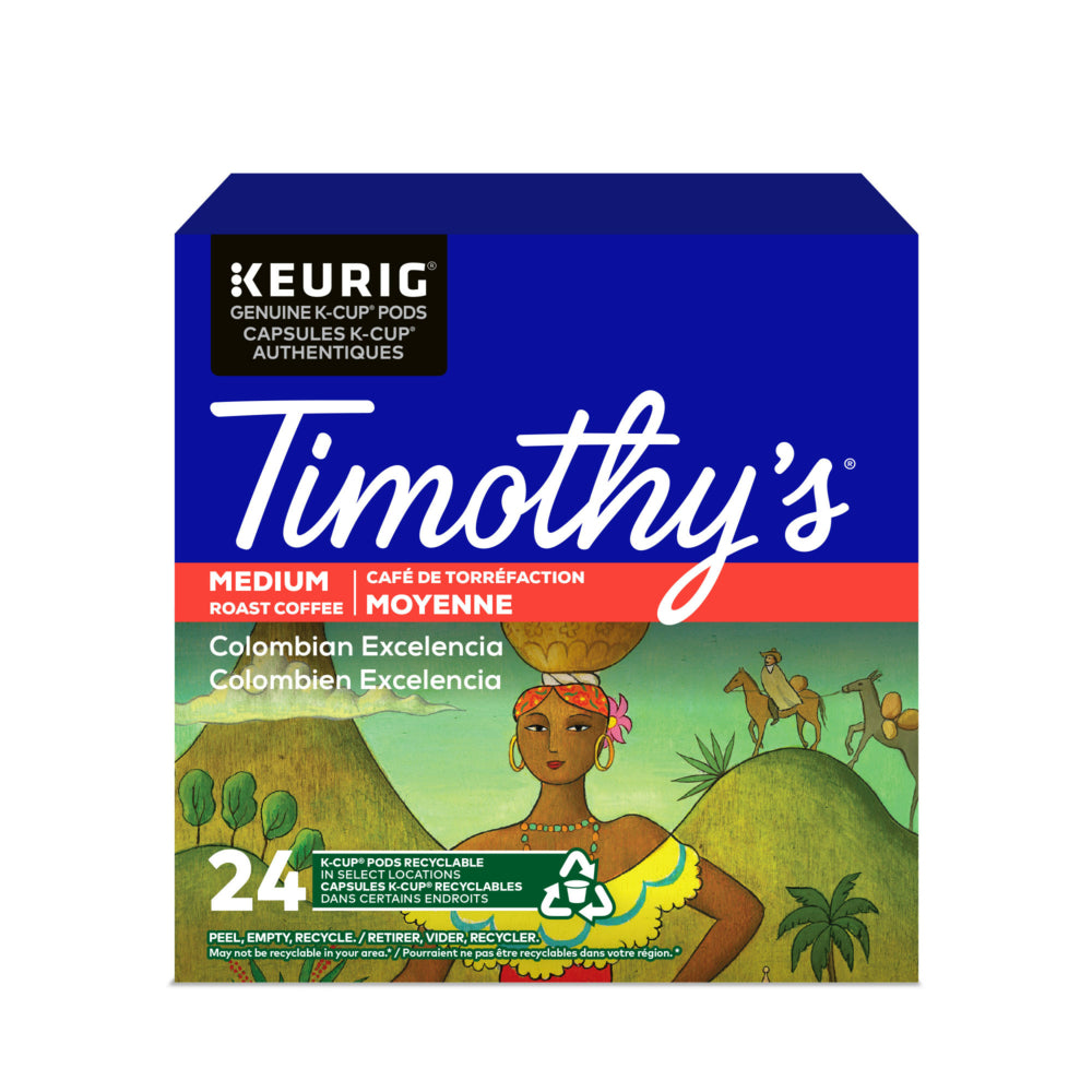 Image of Timothy's Colombian Excelencia K-Cup Pods - 24 Pack