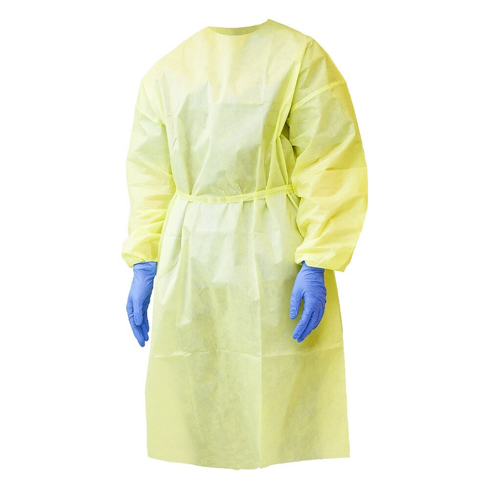 Image of PRIMED AAMI 2 Isolation Gown - Universal - 10 Pack, Yellow