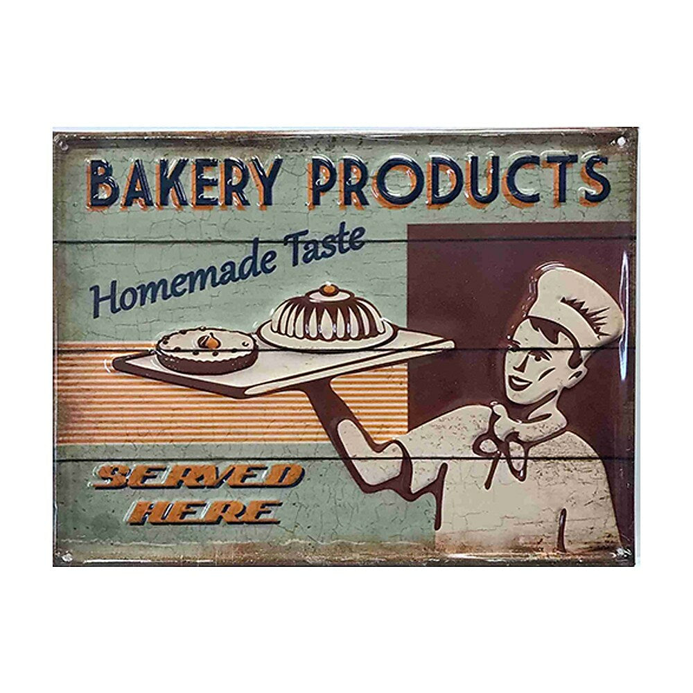 Image of Sign-A-Tology Bakery Products Vintage Metal Sign - 16" x 12"