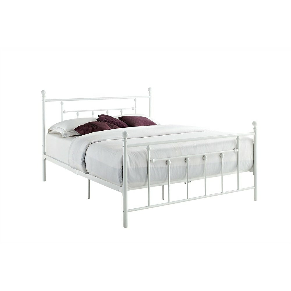 Image of DHP Manila Metal Bed - Queen - White