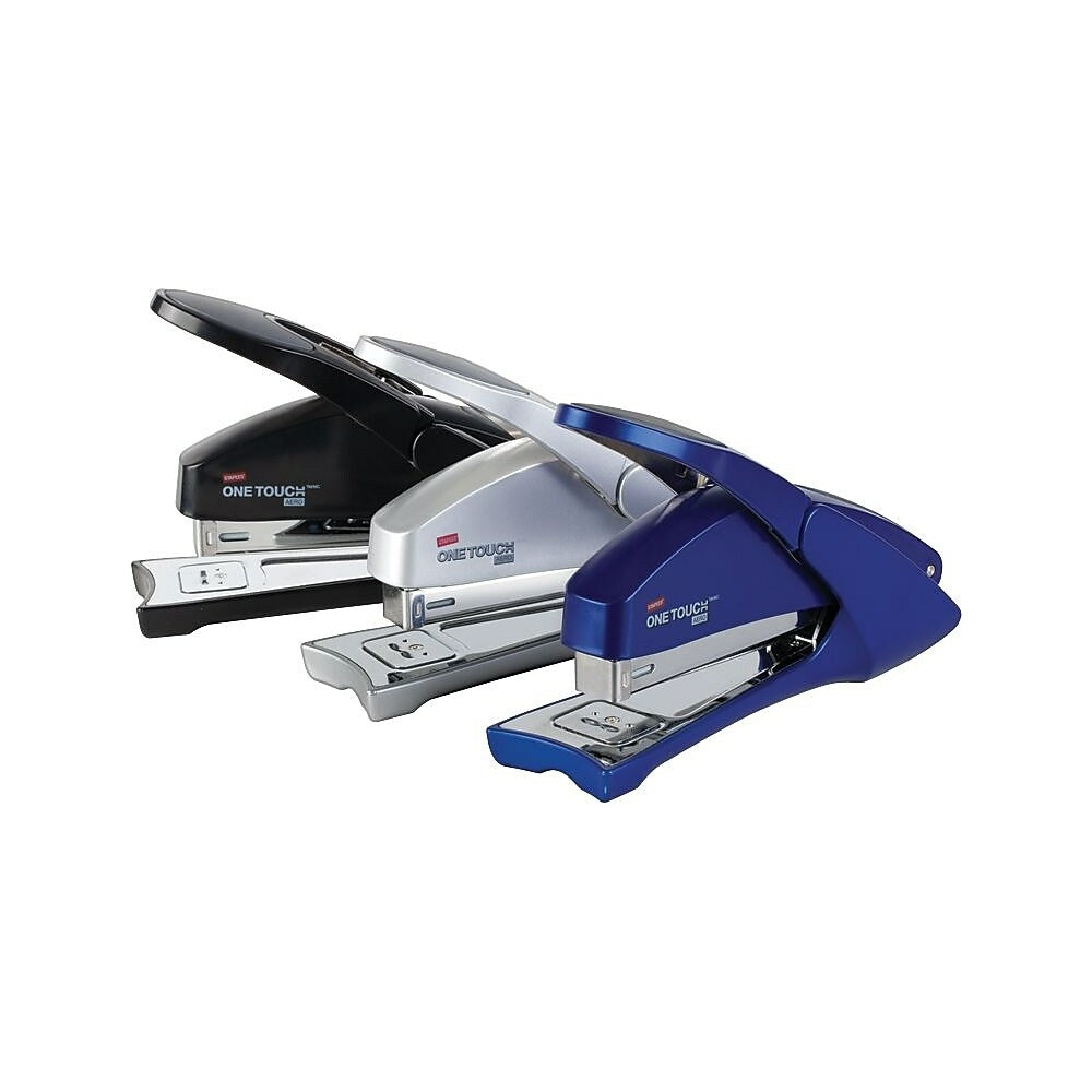 Image of Staples One-Touch Aero Stapler - 20-Sheet Capacity - Assorted Colours