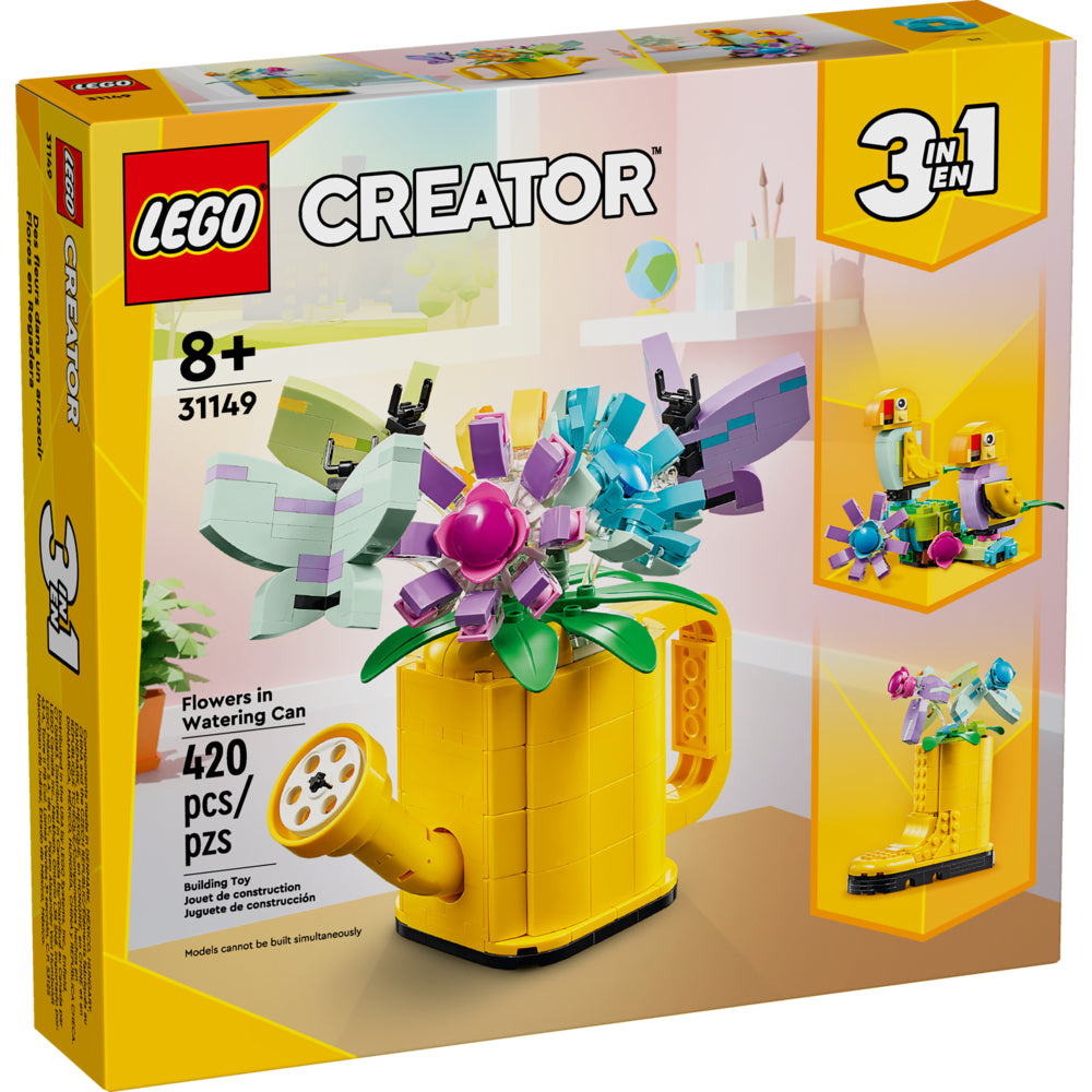 Image of LEGO Creator Flowers in Watering Can - 420 Pieces