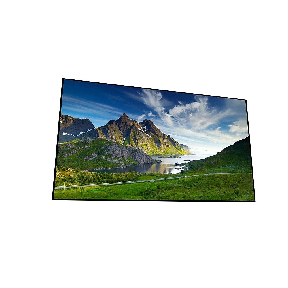 Image of 100" 16:9 Elunevision Reference Studio 4K Slim Fixed Frame Projector Screen, (EV-S-100-10)