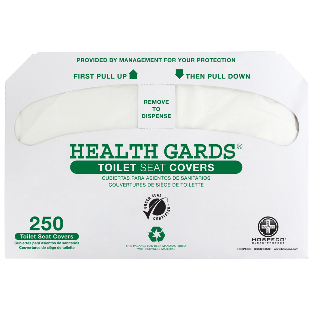 Image of Hospeco Health Gards Recycle Toilet Seat Covers - 250 Pack