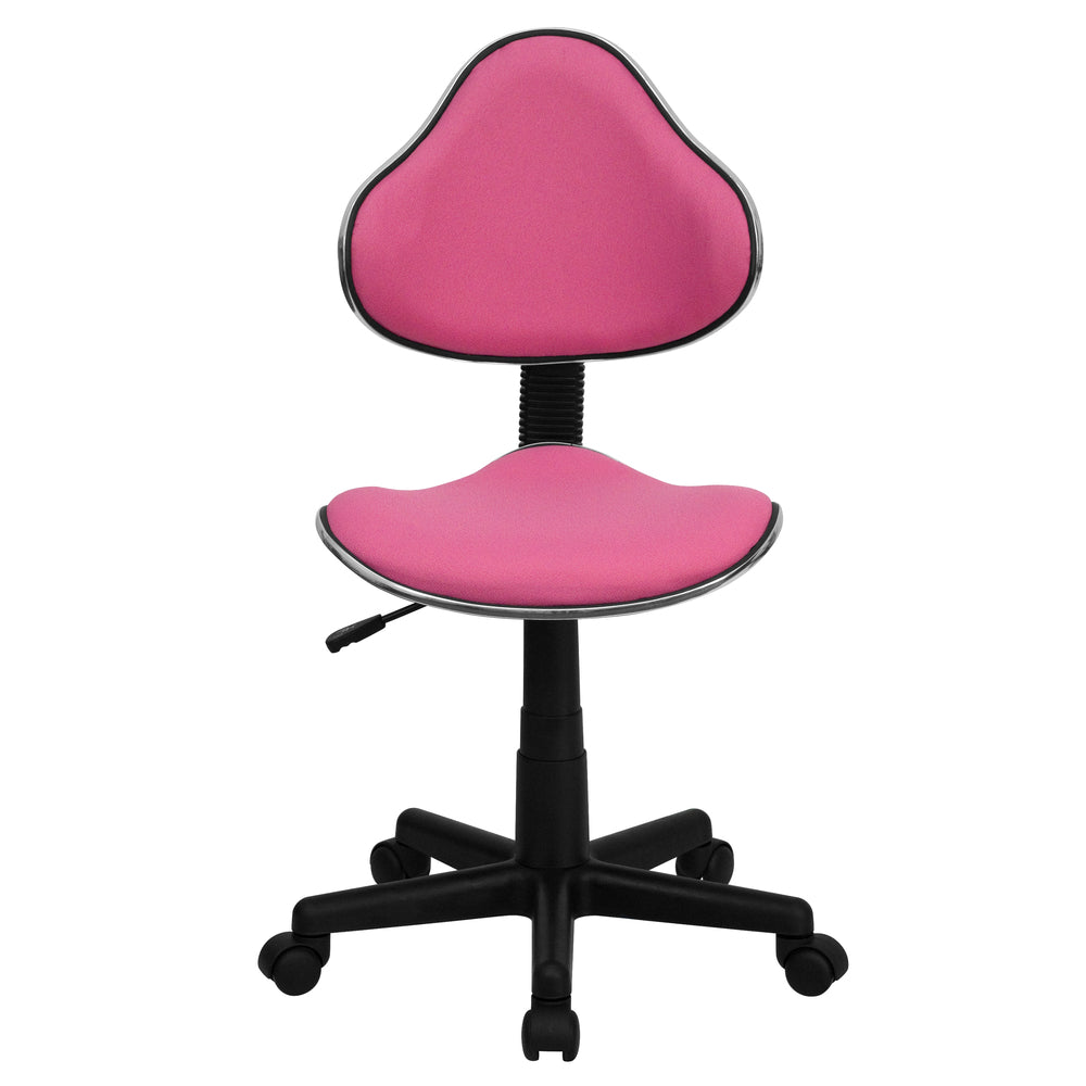 Image of Flash Furniture Fabric Swivel Ergonomic Task Office Chair - Pink