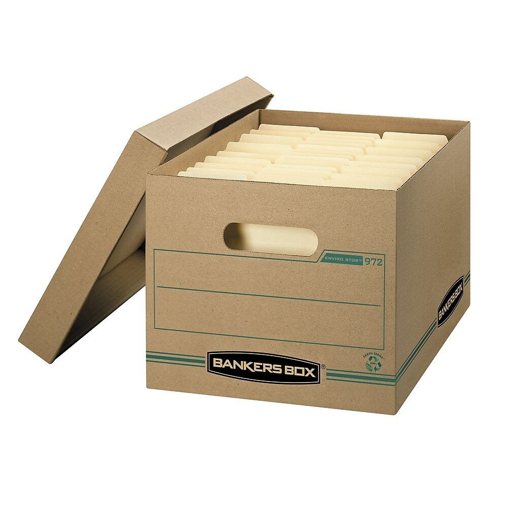 Image of Bankers Box Enviro Stor Letter/Legal Storage Box, 6 Pack