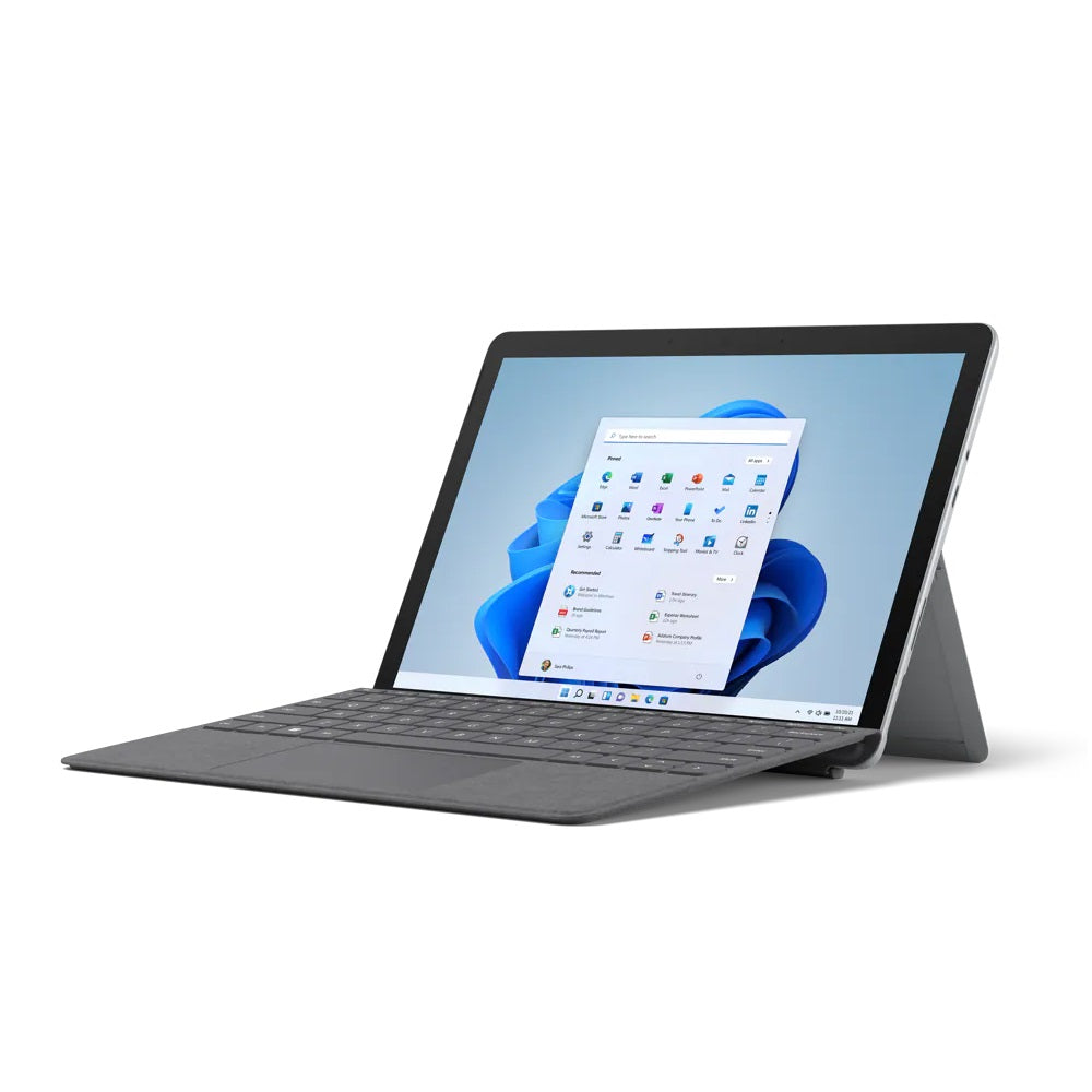 Image of Microsoft Surface Go 3 10.5" Touch Screen Laptop, Intel Core i3, 8GB RAM, 128GB SSD, Windows 11 Home in S Mode, Platinum, Grey