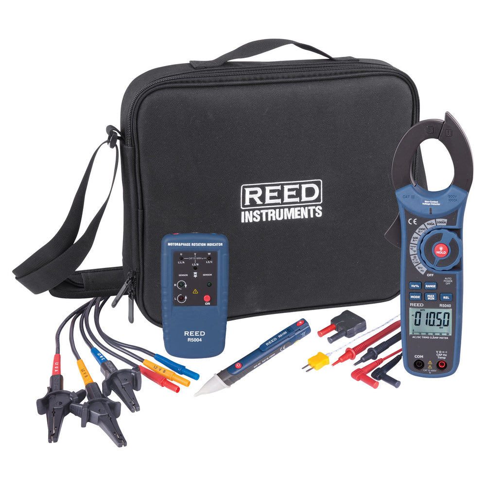 Image of REED Instruments R5004-KIT Phase Rotation/Clamp Meter Kit