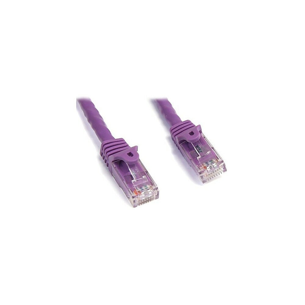 Image of StarTech N6PATCH3PL 3' Cat 6 Snagless Patch Cable, Purple