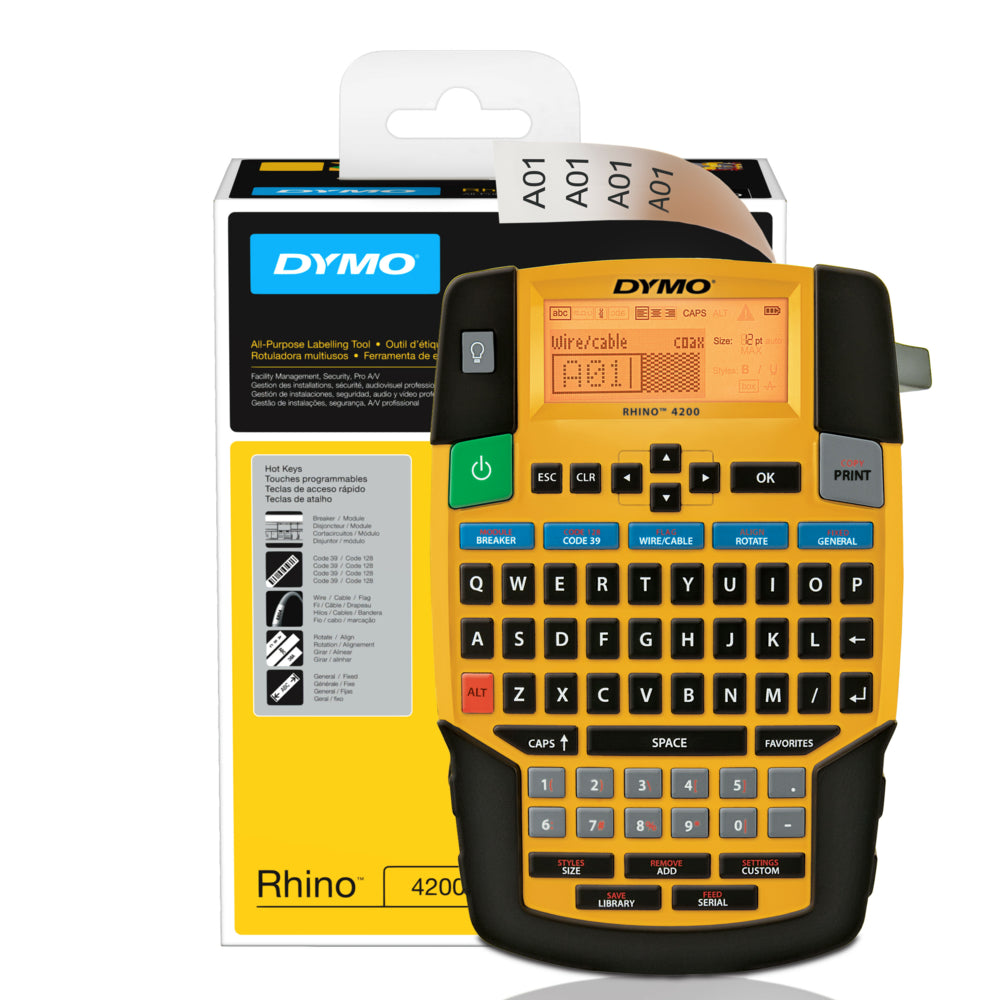 Image of DYMO Rhino 4200 Industrial Labeller