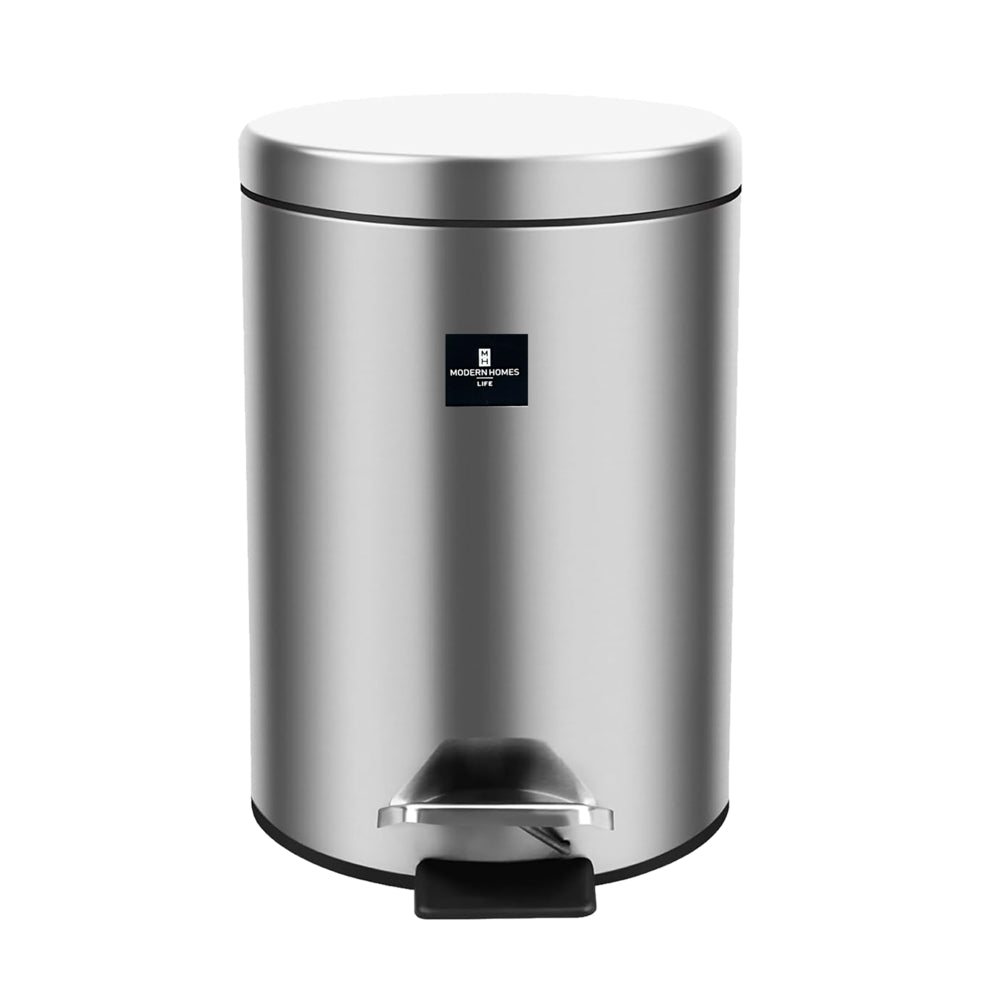 Image of Modern Homes Stainless Steel Garbage Can - 20L