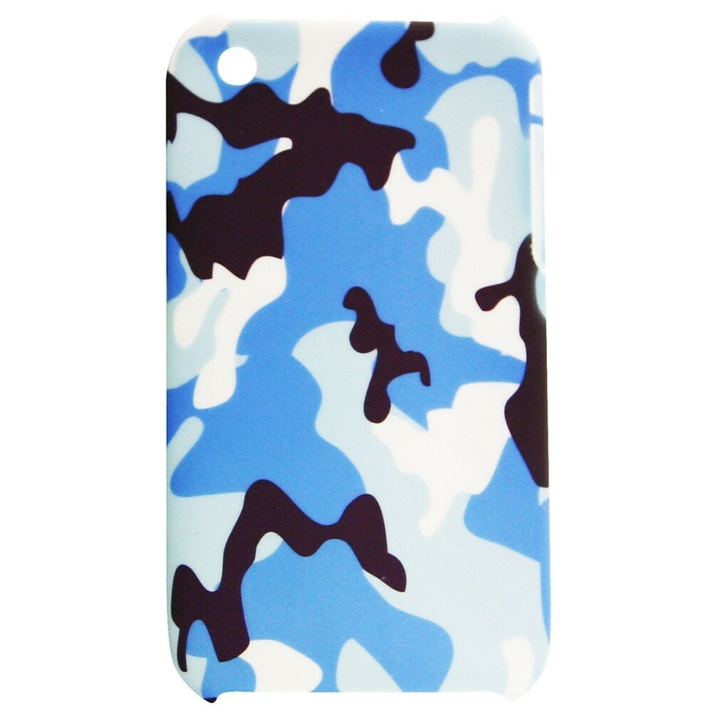 Image of Exian Army Camo Pattern Case for iPhone 3G, 3GS - Blue