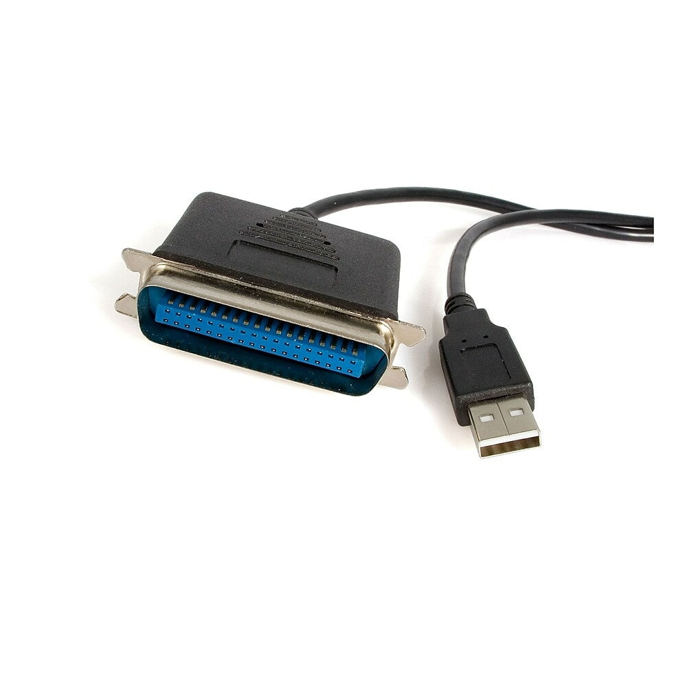 Image of StarTech USB to Parallel Printer Adapter, M/M, 6 Ft., Black